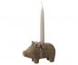 Preview: Maileg Holz Schwein mittel natur